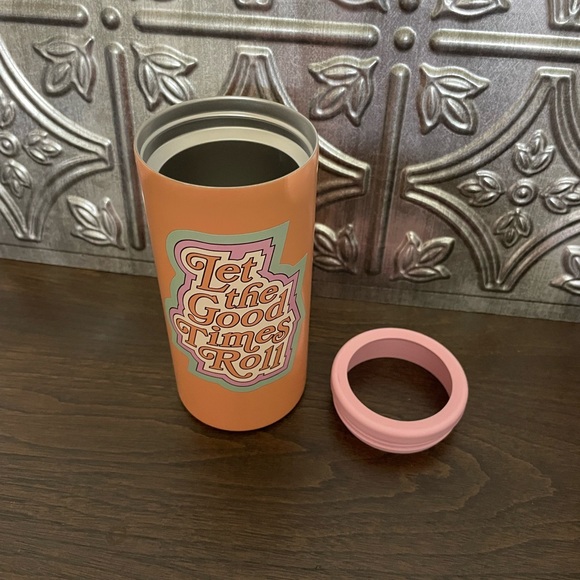 Retro slim can cooler Tumbler - Picture 5 of 9